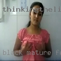 Black mature female model